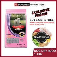 (Buy 1 Free 1) Supercoat Dog Dry Food Small Breed Puppy Chicken 1.4kg EXP August 2024