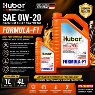 🔥Huber Formula F1 0W20 Fully Synthetic Engine Oil 4L API SP Motor Oil Toyota Honda Hybrid