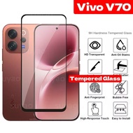 For Vivo V70 5G 2026 Glass Tempered Full Glue VivoV70 Lite FE V70FE VivoV70Lite Screen Protector HD 