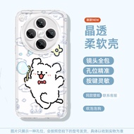 Ốp Lưng Điện Thoại Silicon Trong Suốt Hình Chú Chó Dễ Thương Cho Oppo Reno 13 pro Find X8 Ace 3V One