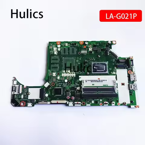 Hulics Used DH5JV LA-G021P NBGY911001 NB.GY911.001 R3-2200U CPU Motherboard For Acer Nitro 5 AN515-4