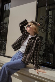 Srn.brand - Jasper Jacket แจ็คเก็ตแขนยาวผ้าทวีต