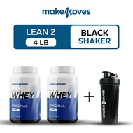 MakeMoves Whey Protein Isolate Mini Sets สูตรลีนไขมัน โปรตีนสูง ไม่มีน้ำตาล ทานได้ทั้งหญิงและชาย