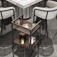 Mahjong Table Dedicated Ashtray Thickened Light Luxury Removable Tea Rack Chess Room Double Side Tab