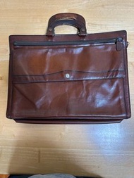 Gold Pfeil Vintage leather briefcase