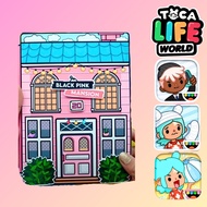 Đồ chơi búp bê giấy Toca Boca ngôi nhà Blackpink dành cho bé gái - H06.