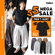 7allen Pleated Sweat Pants, Toji Pants, Jogger Pants Men, Baggy Sweatpants, Loose Pants
