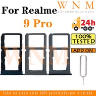 For Realme 9 Pro Sim Card Tray Sim Card Slot Holder Card Holder Reader SD Slot Adapter Replacement P