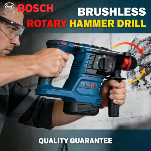 BOSCH GBH 18V-22X Cordless Rotary Hammer Impact Drill Hammer SDS PLUS Professional 18V Brushless Pow