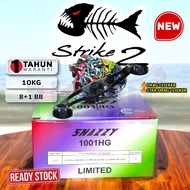 STRIKE SNAZZY BAITCASTING BC MESIN Baitcasting Reel Mesin BC Malaysia Ready Stock Air Masin