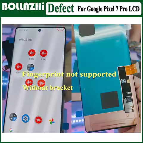 With Defect LCD For Google Pixel 7 Pro LCD Display Touch Screen Sensor Digiziter Assembly Replace Fo