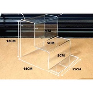 3-Tier Acrylic Bendable Makeup Organizer Acrylic 3-Slot Organizer/