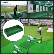 yuksok Quality Golf Ball Tray Practice Driving Range Ball Training Aid Outdoor Home