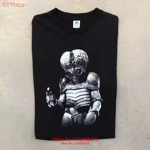 This Island Earth Metaluna Mutant Alien Retro Black T Shirt Size 2XL vintage Washed fashion Breathab