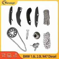 AUTO ENGINE PARTS Timing chain kit Fit For BMW 1 2 3 4 5 X1 X3 X5 MINI 2.0L 2.0T L4 Diesel N47D20A N