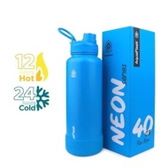 Aqua FLask Neon Stainless Steel Tumbler (22/32/40oz) Limited Edition On Sale With Silicon Boot