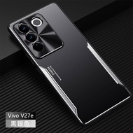 Vivo V27e Case For Vivo V27e【Matte aluminum alloy+TPU+PC shockproof phone case cover】