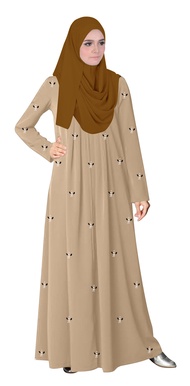 Turkey Stylish Jubah Abaya Ankara Top Pleated Dress Glaze Style โ Ankara Glaze