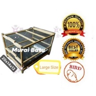 Sangkar Mandi Burung. 20"L×14"W×12"H