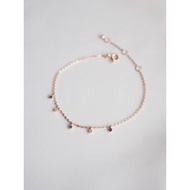 (AZEN) JASLYN Bracelet - Iolite (Rose Gold)