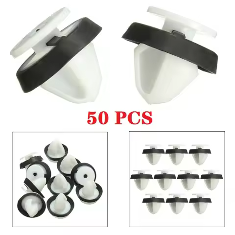 50Pcs Car Auto Bumper Fastener Retainer Push Door Panel Clips 9341PF 6991Y8 For Citroen C2 C8 C3 C4 