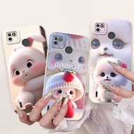 For Tecno Pop 4 BC2c BC1s Case New Cute Cartoon Rabbit Cat Soft Silicone Lens Protective Cover For T