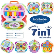 Bonbebe 7in1 Edu-cube กล่องกิจกรรม 7 ด้าน รุ่นใหญ่ ของเล่นเสริมพัฒนาการ เสริมทักษะ กล่องกิจกรรมดนตรี