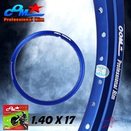 วงล้ออลูมิเนียม COM AKRONT 1.40 X 17 ล้ออาก้อน ของแท้ จำนวน 1 วง ล้อทรง A ล้อคอม อาก้อน ขนาด 1.40 ขอ