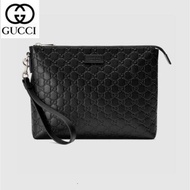 LV_ Bags Gucci_ Bag 473881 Signature soft leather men's Bumbags Long Wallet Chain Wallets Purs WJOL