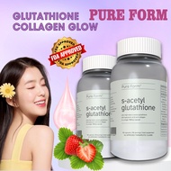 90 Capsules Pure form S Acetyl Glutathione Premium Formula Glutagen C Whiteing collagen Capsule
