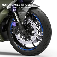 Motorcycle Wheel Sticker Waterproof Hub Decal Rim Stripe Tape For Honda Forza 750 350 125 2023