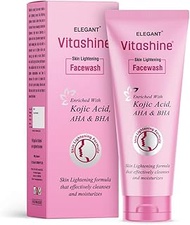 VITASHINE Skin Whitening Face Wash 100gm | Creamy Daily Gentle Face/Facial Cleanser | With Kojic Aci