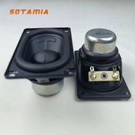 SOTAMIA 2Pcs Mini Speaker Audio 4 Ohm 20W Rectangle Full Range Loudspeaker DIY Portable Bluetooth Sp