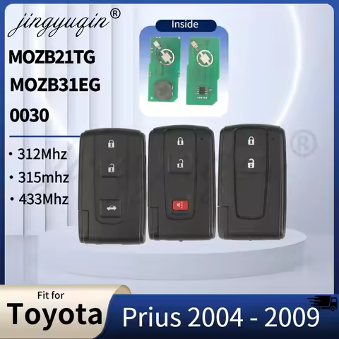 Car Remote Control Key for Toyota Prius 2004-2009 Smart Keyless Go Prox Fob 4D B9 Chip 312/315/433MH