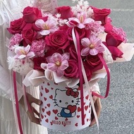 情人節Hello Kitty Flower 永生花