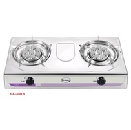 GMAX เตากล่องสแตนคู่หัวเทอร์โบ(TURBO) GL-201B