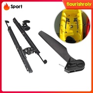 [Flourish] Kayak Rudder with Foot Brace Pedals Nylon Fixation Boat Tail Kayak Foot