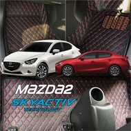 MAZDA2 07- 22 Vip 6D Leather Carpet Direct Model (If You Want To Choose The Color)