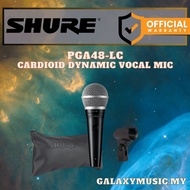 Shure PGA48 Cardioid Dynamic Vocal Microphone, XLR-XLR Cable (PGA48QTR / PGA48XLR / PGA-48)