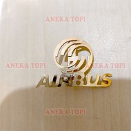 Airbus Aviation Pin Airbus Brooch Pin Airbus Airplane Logo Pin - Various Hats