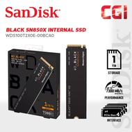 Western Digital 1TB Black SN850X 7300MB/s NVMe SSD PCIe Gen 4 w/o Heatsink - WDS100T2X0E-00BCA0