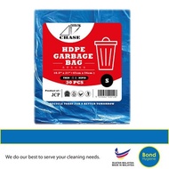 Beg Sampah Biru Saiz S (47cm x 54cm / 18.5"x22") /  HDPE Garbage Bag,Plastic Bag, Rubbish Bag 18.5" 