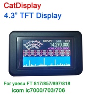 Catdisplay 4.5" IPS Display For Yaesu FT817/857/897/818  ICOM IC7000/703/706 Series CAT LCD