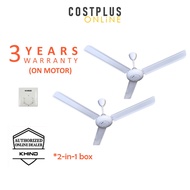 [TWIN PACK] Khind Ceiling Fan CF60CM 60" Kipas Siling