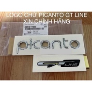PICANTO GT LINE LETTER KIA PICANTO GT LINE CAR STICKER GENUINE BEAUTIFUL PACKAGING