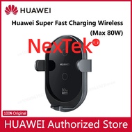 Original Huawei 80W Super Fast Charging Wireless Car Charger (Max 80W) Car Charger Dual Coil Design 