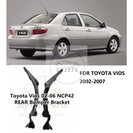 ♞rear bumper bracket support rear bracket for TOYOTA NCP42 VIOS 2002 2003 2004 2005 2006 2007