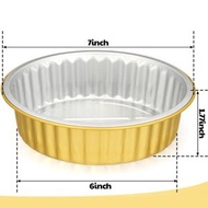 全城熱賣 - 年糕盒|蘿蔔糕盒|馬蹄糕盒|年糕盒| 外帶打包盒| 多用途加厚鋁箔錫紙盒| 火鍋| 空氣炸鍋| 烤箱烤盤| 烘焙焗爐烤箱用| 燒肉調料盤| 用於外賣燒烤野餐宵夜| 露營明火餐具—【3個裝