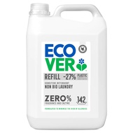 ECOVER ZERO NON BIO LAUNDRY LIQUID 5L REFILL - 0% Fragrance I 0% Enzyme I 0% Colouring