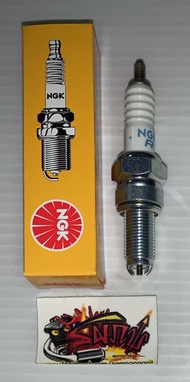 หัวเทียน (2เขี้ยว) CBR250/CBR150-ไอ/NINJA250 NGK(CR8EK)